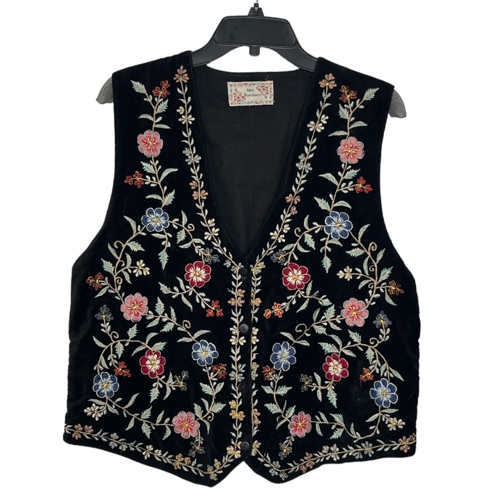Vintage New Directions Embroidered Vest